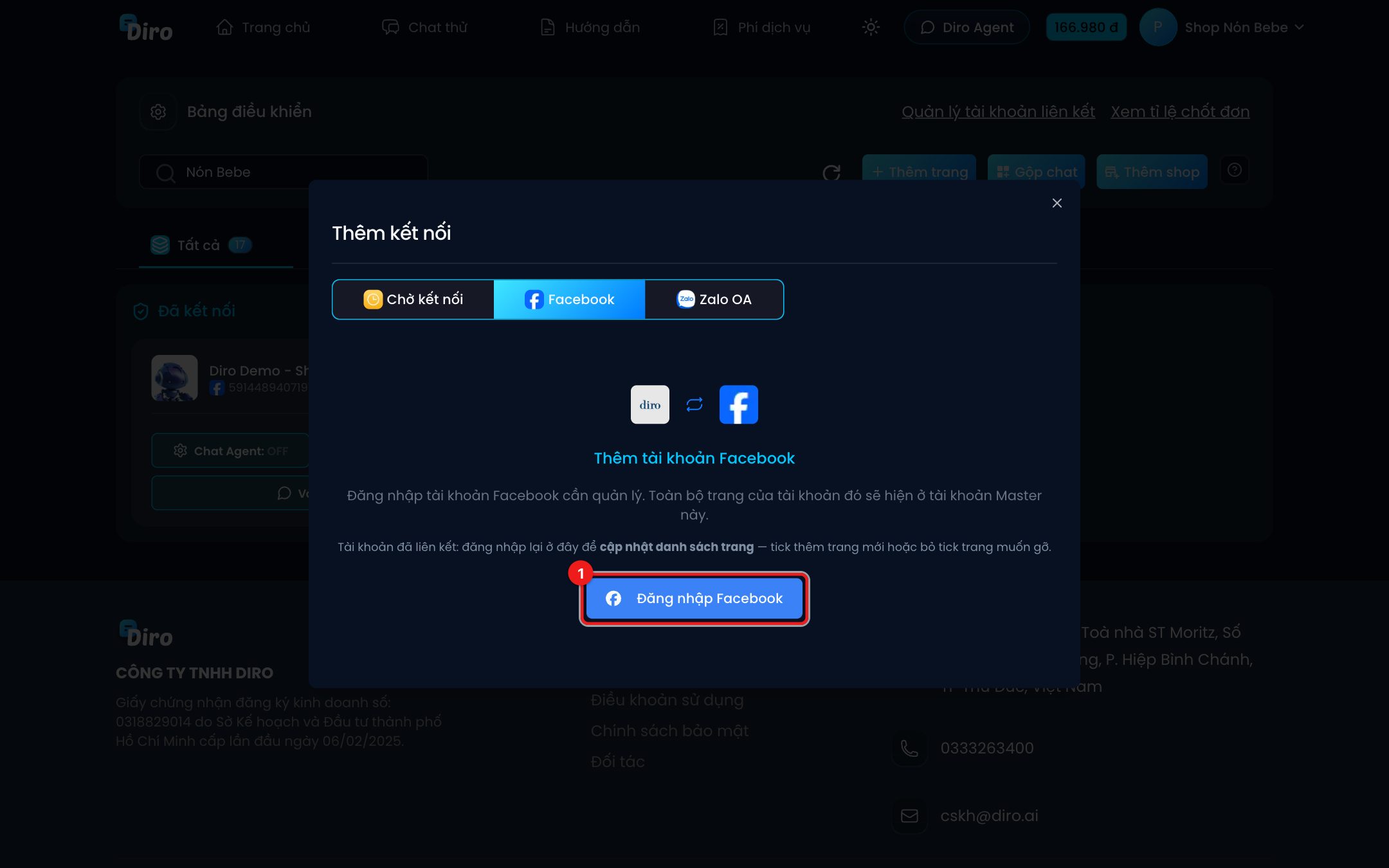 Tab Facebook